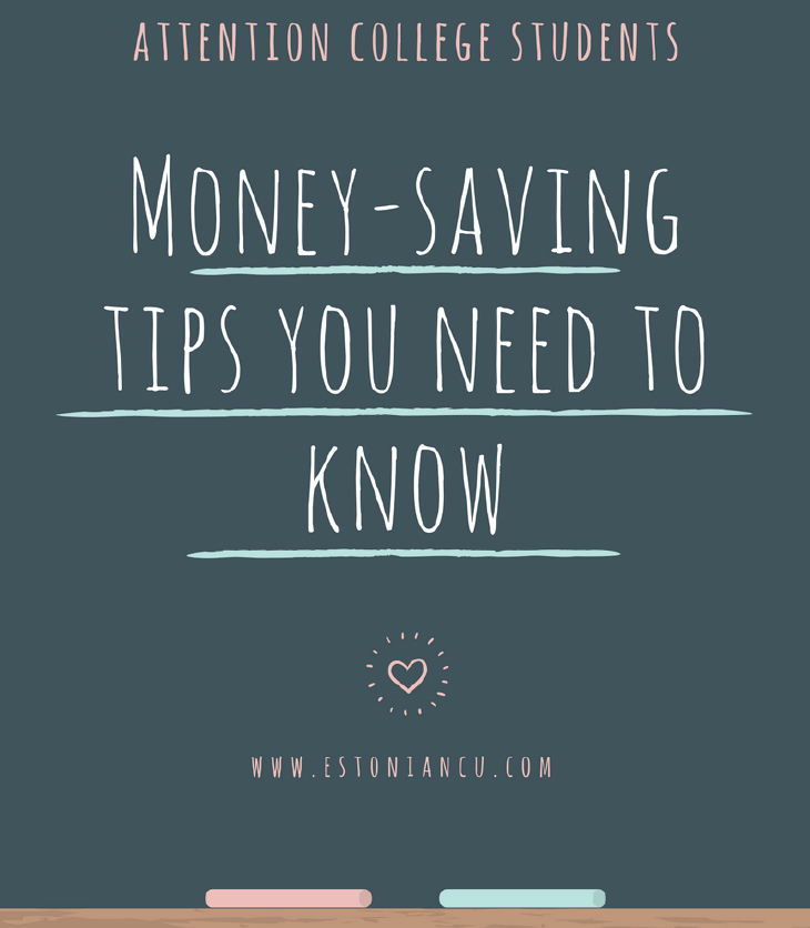 Chalkboard with tips for students