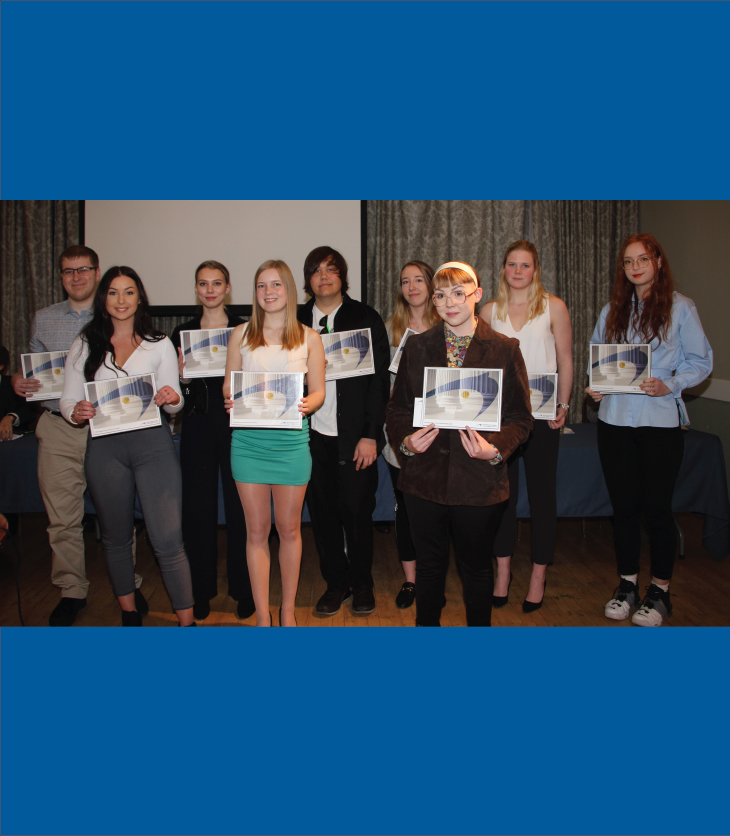 Picture of post-secondary scholarship recipients